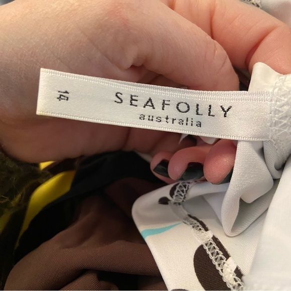 Seafolly women’s patterned tankini‎ in size  14 - Picture 5 of 8